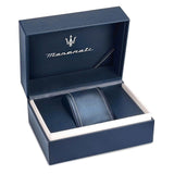 Maserati Successo Chronograph Blue Dial Blue Rubber Strap Watch for Men - R8871621044