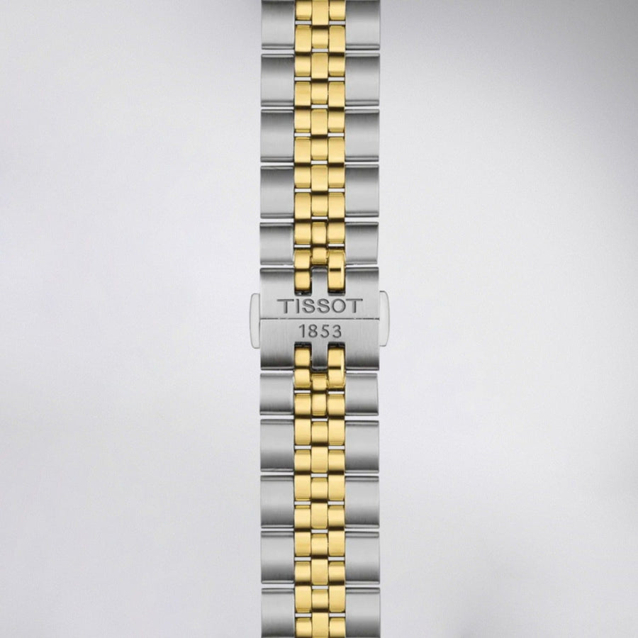 Tissot Ballade Quartz Silver Dial Two Tone Steel Strap Watch for Men - T156.410.22.031.00