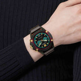 Versace Icon Active Chronograph Black Dial Black Siliconen Strap Unisex Watch - VE8P00224