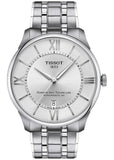 Tissot Chemin Des Tourelles Powermatic 80 Silver Dial Silver Steel Strap Watch for Men - T139.407.11.038.00