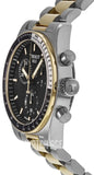 Tissot PR516 Chronograph Black Dial Two Tone Steel Strap Watch for Men - T149.417.22.051.00