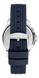 Maserati Successo Chronograph Silver Dial Blue Silicone Strap Watch for Men - R8871621042