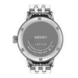 Seiko Presage Cocktail Time Automatic Skydiving Diamonds Blue Dial Silver Steel Strap Watch for Women - SRE007J1