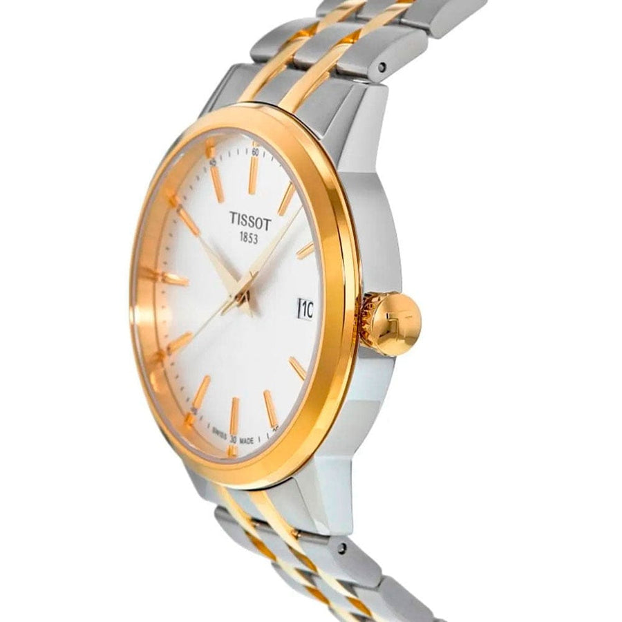 Tissot Classic Dream Silver Dial Two Tone Steel Strap Watch for Men - T129.410.22.031.00