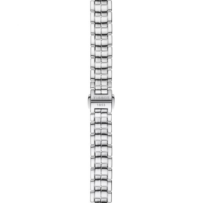 Tissot T-Lady Flamingo Diamonds Pink Dial Silver Steel Strap Watch for Women - T094.210.11.336.00