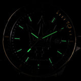 Maserati SFIDA Black Dial Two Tone Steel Strap Watch for Men - R8853140009