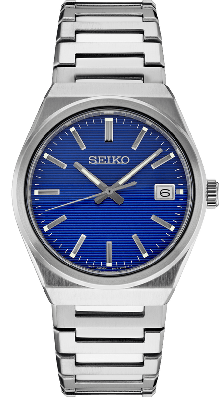Seiko Conceptual Blue Dial Silver Steel Strap Watch for Men - SUR555P1