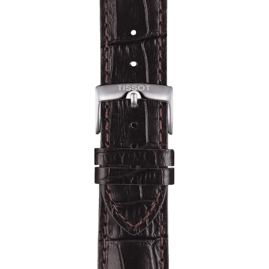 Tissot Chrono XL Classic Green Dial Brown Leather Strap Watch for Men - T116.617.16.092.00