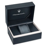 Maserati Attrazione Chronograph Black Dial Two Tone Steel Strap Watch for Men - R8853151002