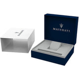 Maserati Competizione Silver Dial Silver Steel Strap Watch for Men - R8853100045
