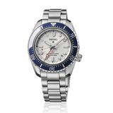 Seiko Prospex 1968 Heritage Diver's GMT 60th Anniversary White Dial Silver Steel Strap Watch for Men - SPB519J1