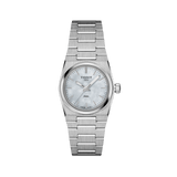 Tissot PRX Quartz Mother of Pearl Dial Silver Steel Strap Watch for Women- T137.210.11.111.00