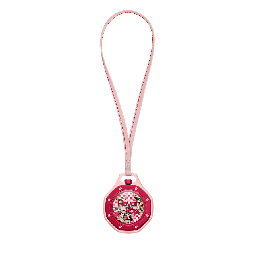Swatch x AP Royal Pop Pink Dial Pink Lanyard Watch for Women - Otto Rosso