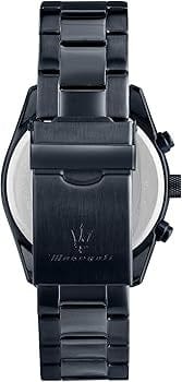 Maserati Attrazione Chronograph Blue Dial Blue Steel Strap Watch for Men - R8873626003