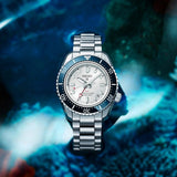 Seiko Prospex 1968 Heritage Diver's GMT 60th Anniversary White Dial Silver Steel Strap Watch for Men - SPB519J1