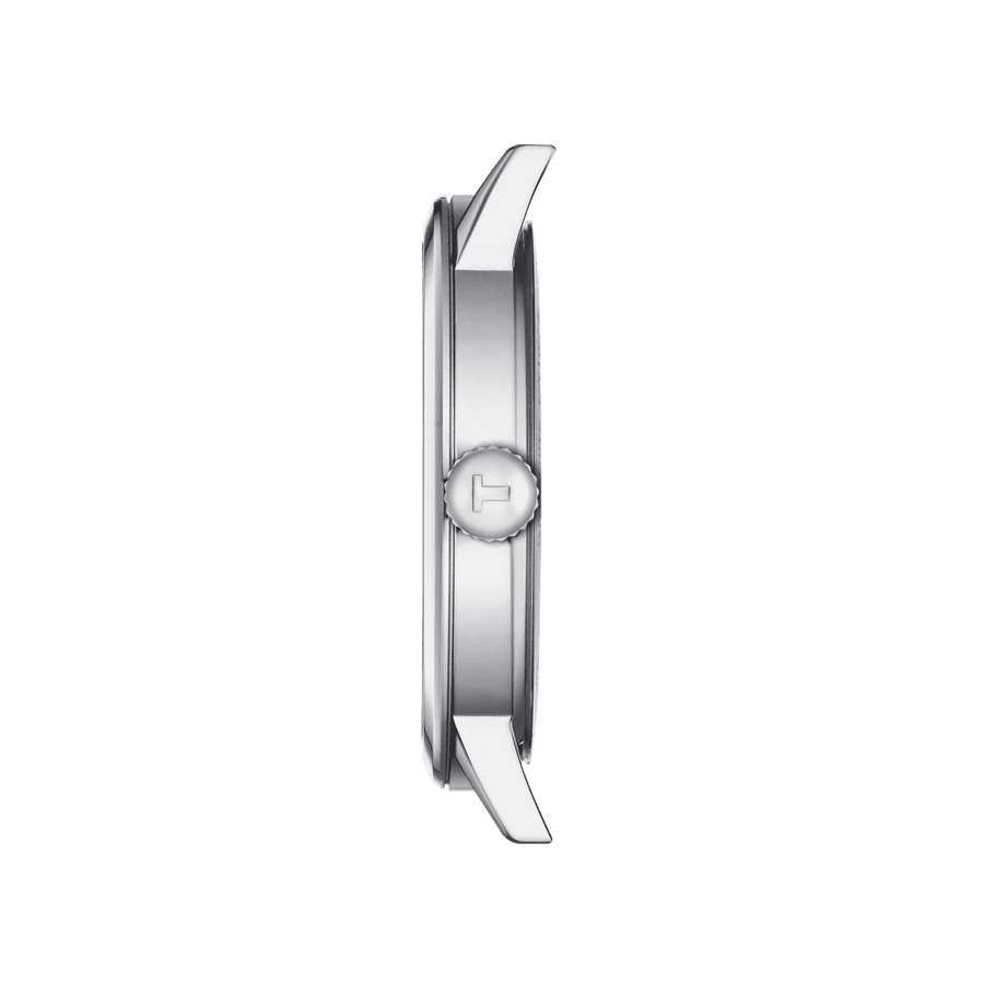 Tissot T Classic Dream Quartz Black Dial Black Leather Strap Watch for Men - T129.410.16.053.00