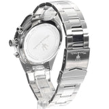 Maserati Competizione Chronograph Green Dial Silver Steel Strap Watch for Men - R8853100044