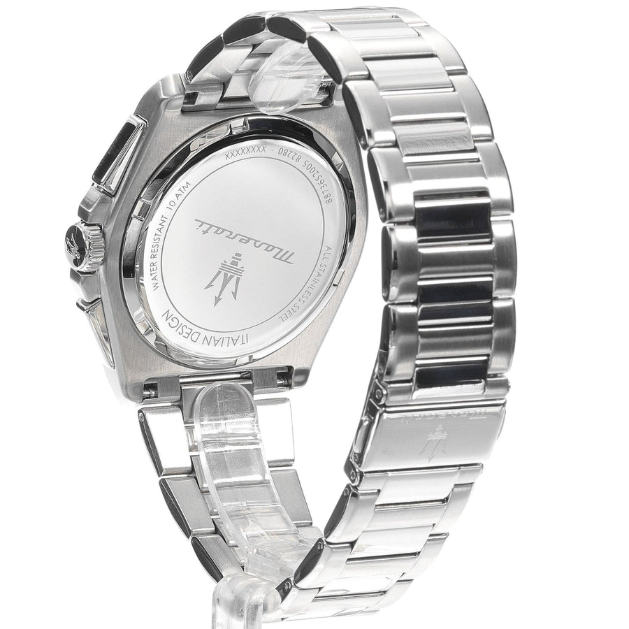 Maserati Velocità Chronograph Blue Dial Silver Steel Strap Watch for Men - R8873652005