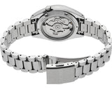 Seiko 5 Sports Automatic Green Dial Silver Steel Strap Watch for Men - SRPL57K1