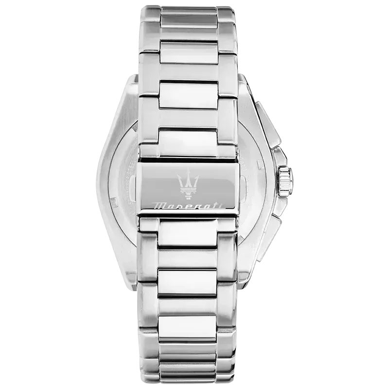 Maserati Velocità Chronograph Blue Dial Silver Steel Strap Watch for Men - R8873652005