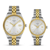 Tissot Ballade Quartz Silver Dial Two Tone Steel Strap Watch for Women - T156.210.22.031.00