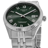 Tissot Ballade Powermatic 80 COSC Green Dial Silver Steel Strap Watch for Men - T156.408.11.093.00