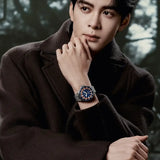 Emporio Armani Sea Explorer Blue Dial Silver Steel Strap Watch for Men - AR60090