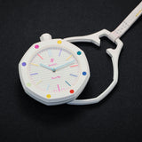 Swatch x AP Royal Pop White Dial White Leather Lanyard Watch for Men - Huit Blanc