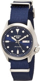 Seiko 5 Sports Automatic Blue Dial Blue Nylon Strap Watch for Men - SRPE63K1