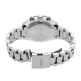 Seiko Prospex Speedtimer Solar Chronograph Green Dial Silver Steel Strap Watch for Men - SSC933