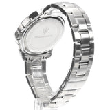 Maserati Successo Chronograph Green Dial Silver Steel Strap Watch for Men - R8873621043