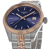 Tissot Ballade Quartz Blue Dial Two Tone Steel Strap Watch for Women - T156.210.22.041.00