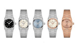Tissot PRX Quartz Diamonds Black Dial Silver Steel Strap Watch for Women - T137.010.11.056.00