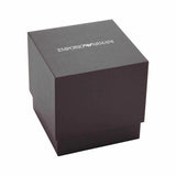 Emporio Armani Gianni T Bar Green Dial Silver Steel Strap Watch for Women - AR11667