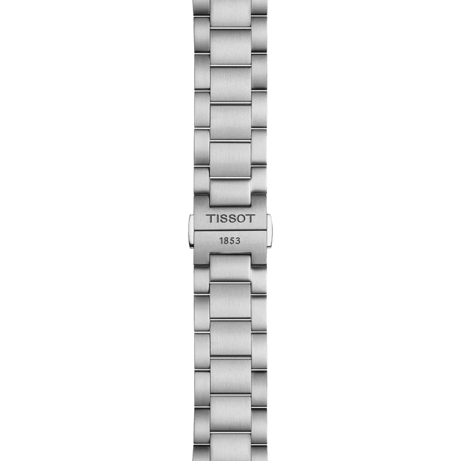Tissot PR 100 Tour De France Chronograph Black Dial Silver Steel Strap Watch for Men - T150.417.11.051.00