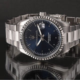 Maserati Competizione Blue Dial Silver Steel Strap Watch for Men - R8853100029