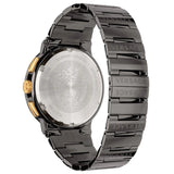 Versace Greca Dome Chronograph Black Dial Grey Steel Strap Watch for Men - VE6K00623