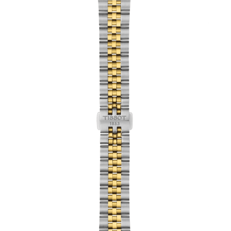 Tissot Ballade Quartz Silver Dial Two Tone Steel Strap Watch for Women - T156.210.22.031.00