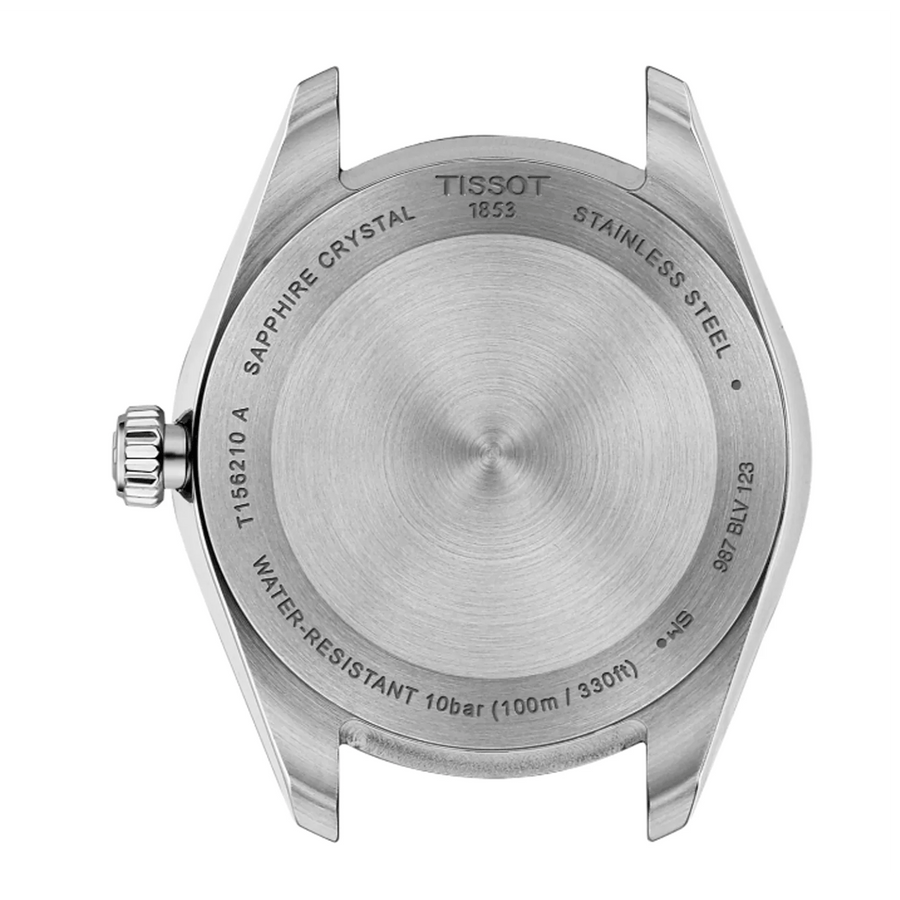 Tissot Ballade Quartz Blue Dial Silver Steel Strap Watch for Women - T156.210.11.351.00