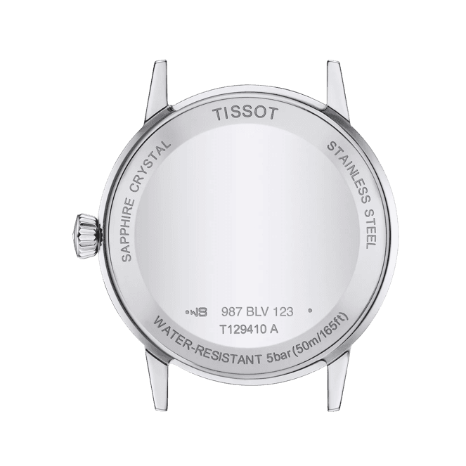Tissot T Classic Dream Quartz Black Dial Black Leather Strap Watch for Men - T129.410.16.053.00