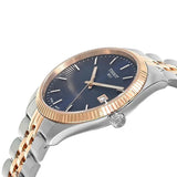 Tissot Ballade Quartz Blue Dial Two Tone Steel Strap Watch for Men - T156.410.22.041.00