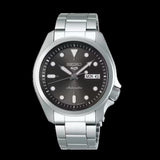 Seiko 5 Sports Automatic Grey Dial Silver Steel Strap Watch for Men - SRPE51K1
