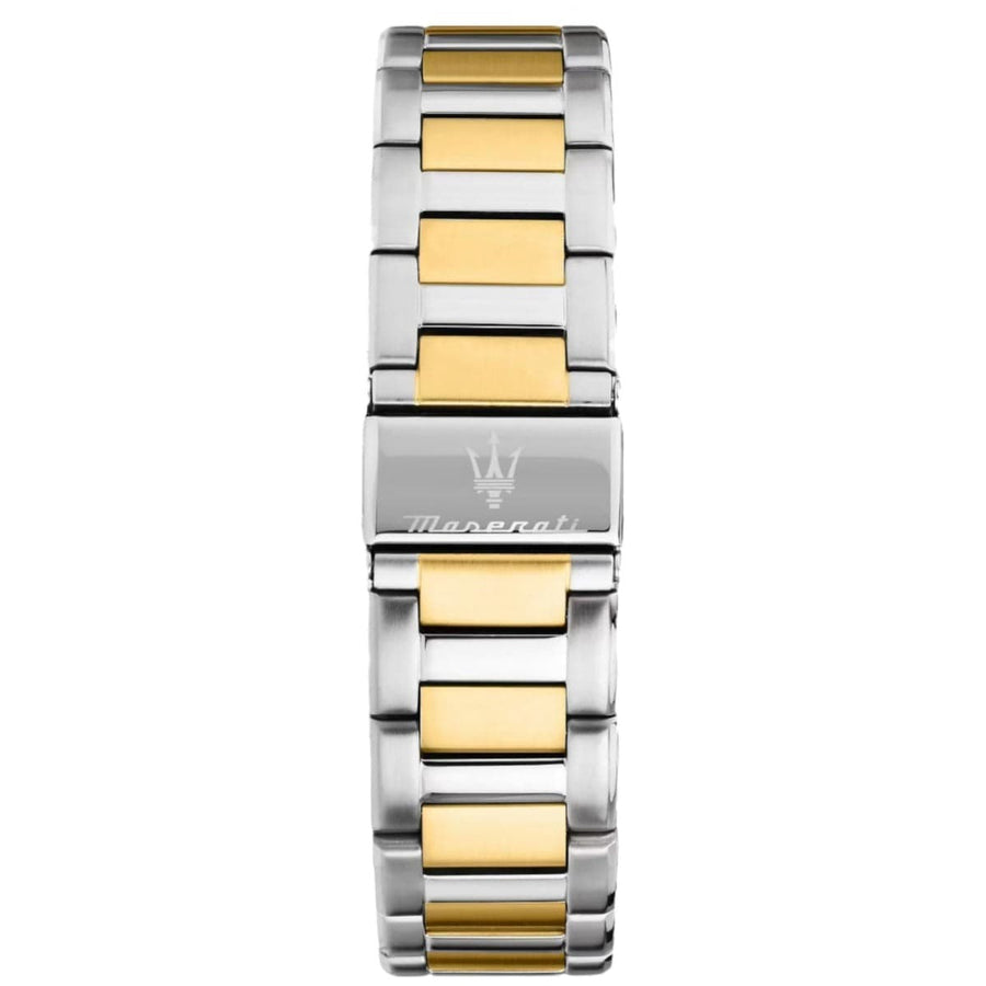 Maserati Velocità Date Blue Dial Two Tone Steel Strap Watch for Men - R8853152001