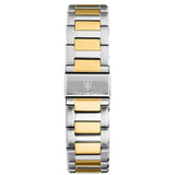 Maserati Velocità Date Blue Dial Two Tone Steel Strap Watch for Men - R8853152001