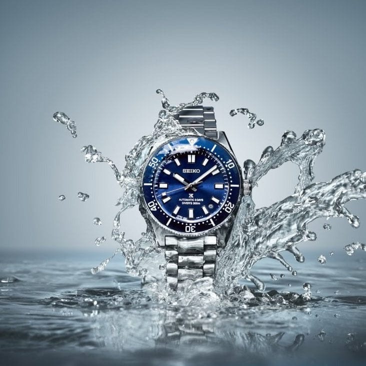 Seiko Prospex 1965 Heritage Diver’s Automatic Blue Dial Silver Steel Strap Watch for Men - SPB451J1