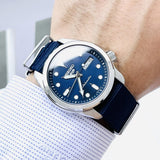 Seiko 5 Sports Automatic Blue Dial Blue Nylon Strap Watch for Men - SRPE63K1