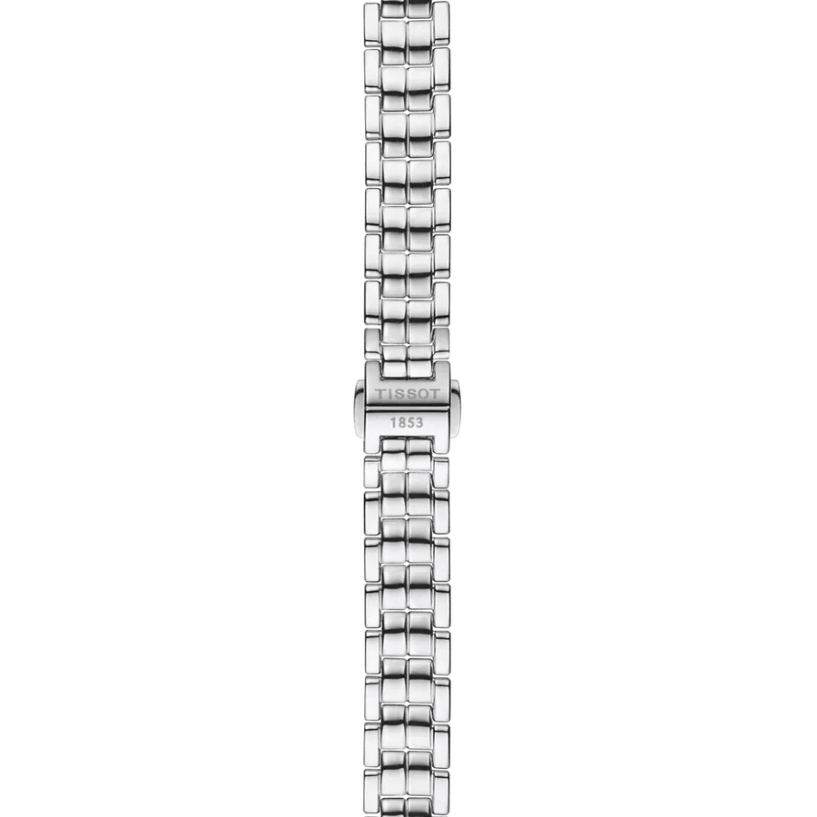Tissot T-Lady Flamingo Diamonds Pink Dial Silver Steel Strap Watch for Women - T094.210.11.336.00