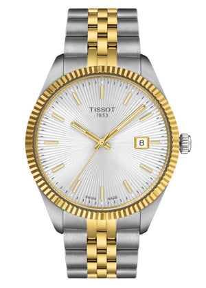 Tissot Ballade Quartz Silver Dial Two Tone Steel Strap Watch for Men - T156.410.22.031.00