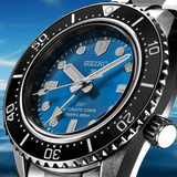 Seiko Prospex 1968 Heritage Divers GMT US Limited Edition Blue Dial Silver Steel Strap Watch for Men - SPB477J1