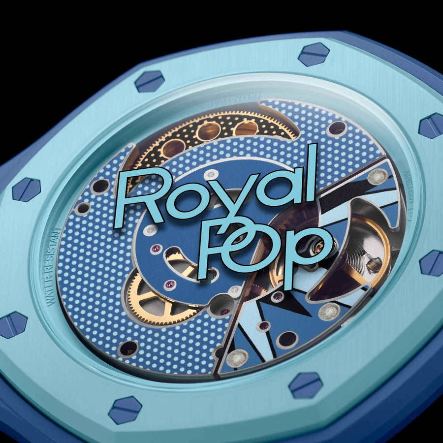 Swatch x AP Royal Pop Blue Dial Lanyard Watch for Men - Lan Ba